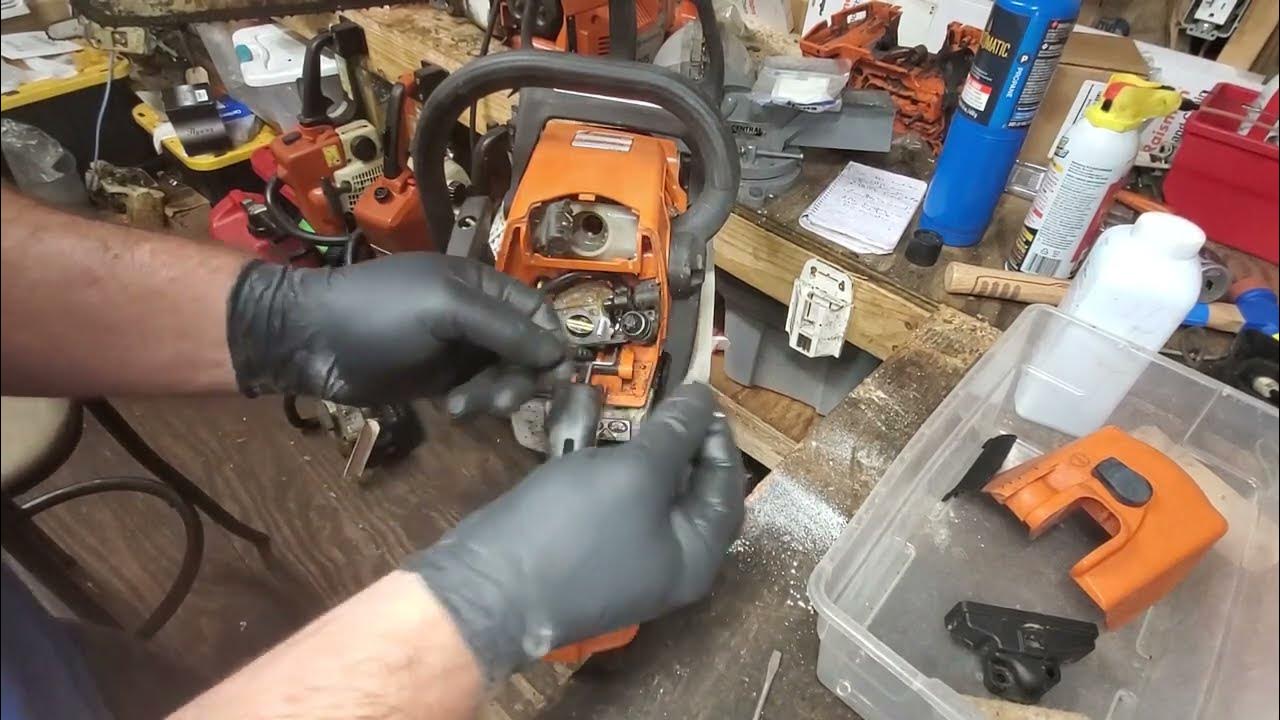 STIHL MS250 chainsaw kill switch not working + preventative maintenance