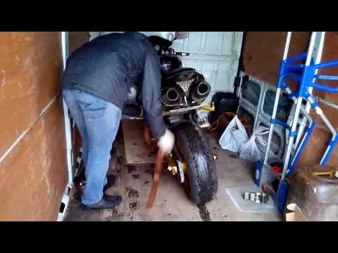 Погрузка и крепление мотоцикла
