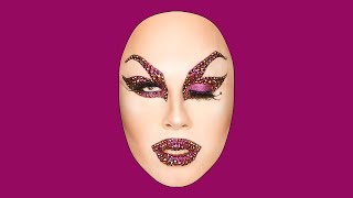 THE VILLBERGS: JUST A FACE - Rhinestoned Purple Makeup Tutorial