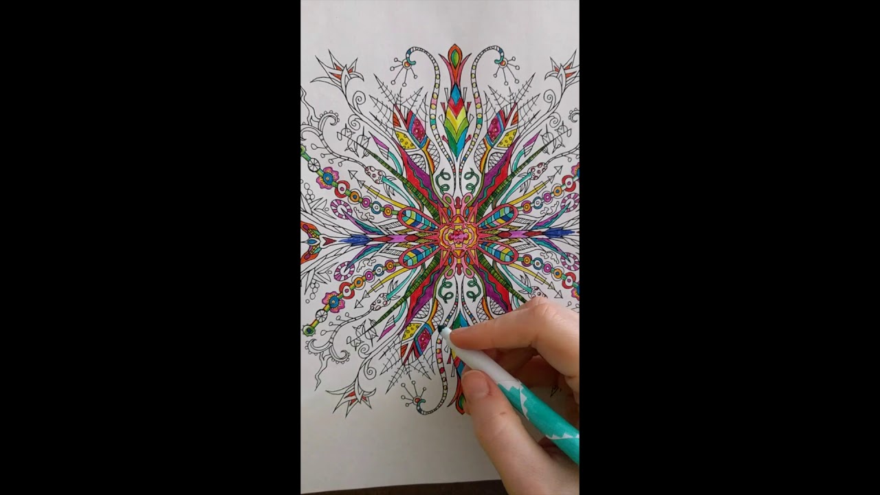 stop motion time lapse coloring book