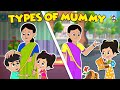 Types of mummy  mothers day special  animated stories  english cartoon  puntoon kids