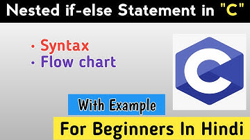Nested if-else Statement in C Programming | nested if statement flowchart, syntax in C programming