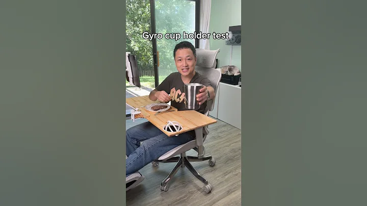 Will it spill? Gyro cup holder test #reclinerworkstation