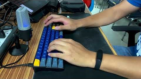 [New Microphone] Tada68 with Kailh Box Jade Switch + Domikey Atlantis SA Keycaps Typing Sound Test