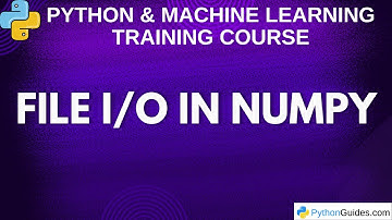 File I/O in NumPy: Read and Write Files with Python Easily