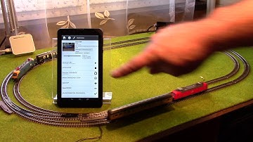 WiFi controlled N gauge model locomotive powered by ESP8266 TEST 4