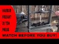 Harbor freight 20 ton shop press review 2015