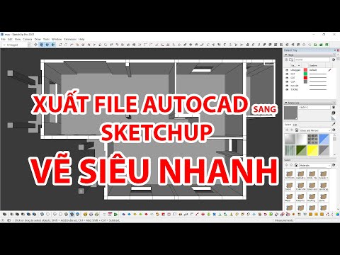 Video: Có thể mở tệp SketchUp trong AutoCAD không?