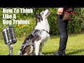 How To Think Like A Dog Trainer - Dog Training Podcast