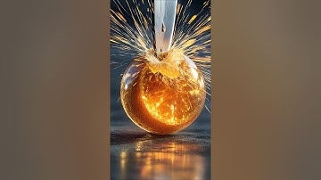 ​What Happens If You Slice a Glass Orange? 💥 (Satisfying)