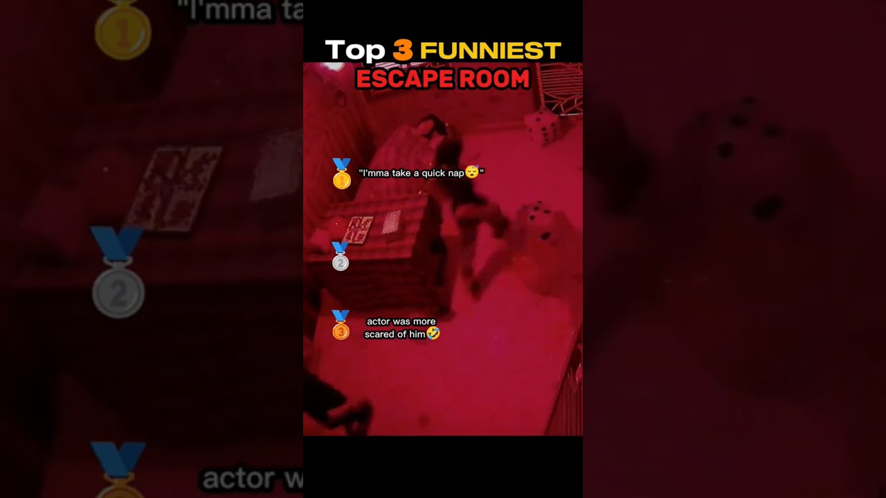 TOP 3 FUNNIEST ESCAPE ROOM REACTIONS YOU WON T STOP LAUGHING