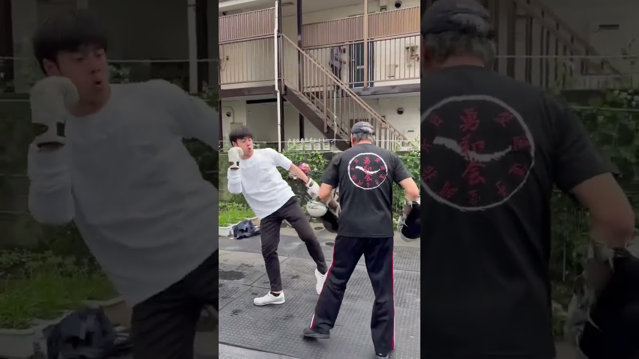 せんどー練習58日目のストレート→左ミドルx2