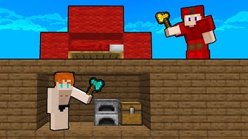 i built a secret base in bedwars...