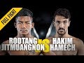 Rodtang vs. Hakim Hamech | ONE Full Fight | Muay Thai Thriller | March 2019