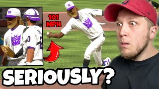 my opponent had a TOXIC SUBMARINE PITCHER that threw 101 MPH.. MLB The Show 21