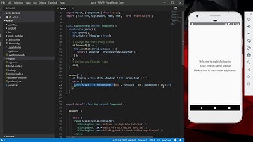 Add Blinking Animation on Text in React Native