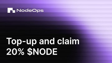 Top up credits with $NODE and claim another 20% | Powered by NodeOps
