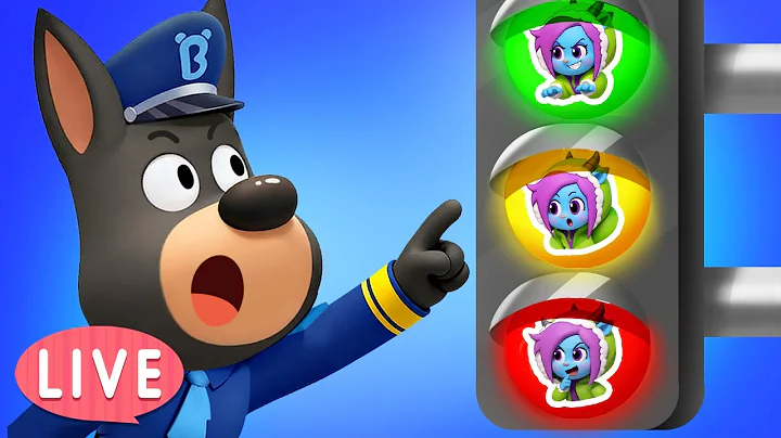 🔴LIVE | Follow Traffic Rules | Fun Stories | Safety Rules | Police Cartoon | Sheriff Labrador