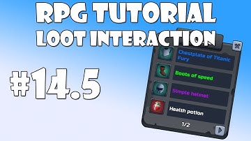#14.5 Unity RPG Tutorial - Loot interaction
