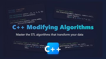 C++ STL Modifying Algorithms: Copy, Transform, Replace & More!