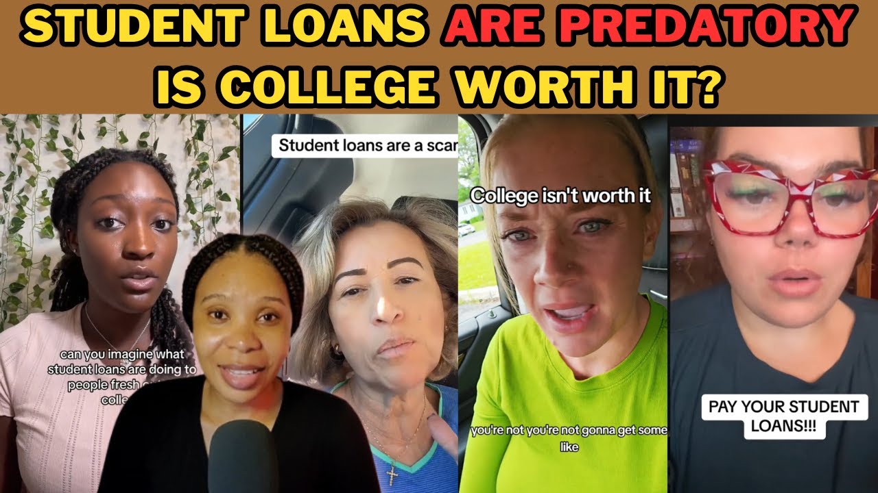 STUDENT LOANS AREN'T WORTH THE HYPE| IS COLLEGE A SCAM? Are the loans ...