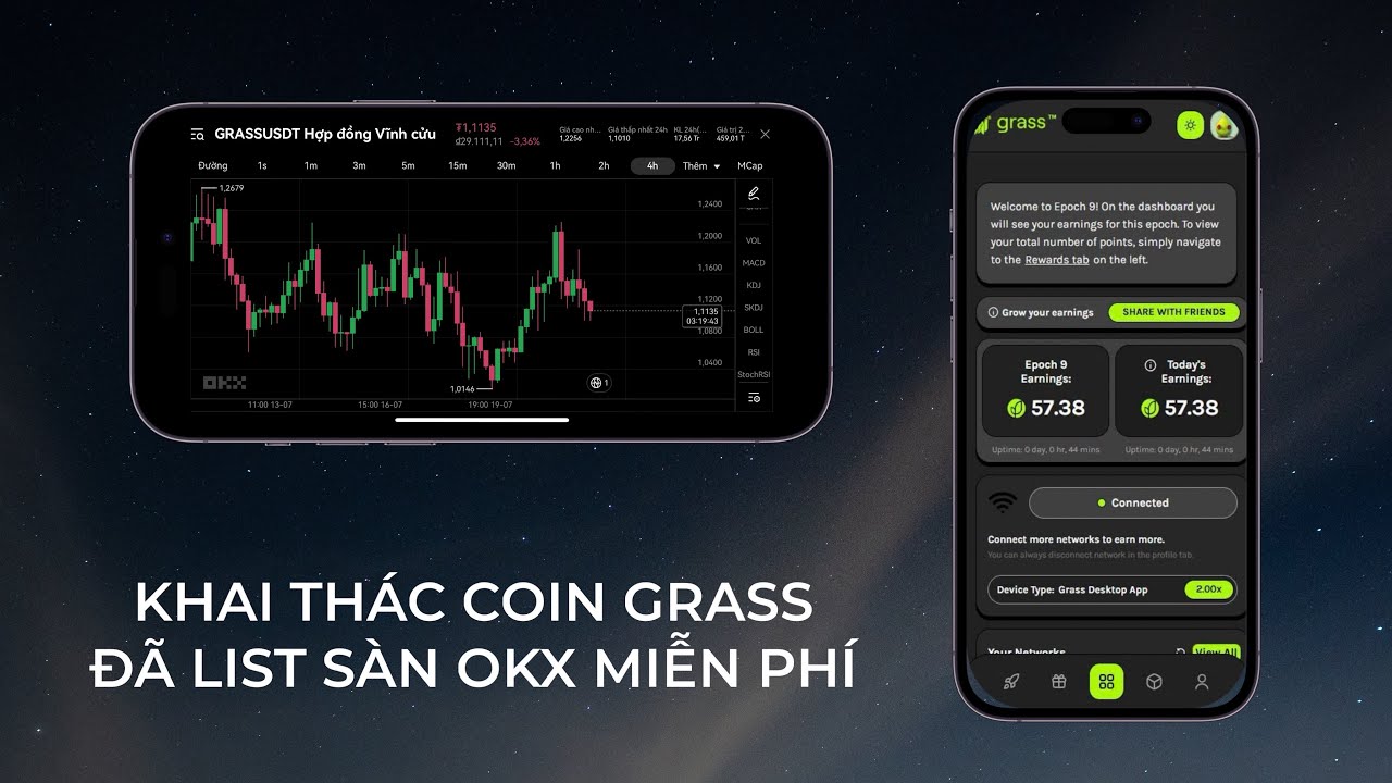 HƯỚNG DẪN CÁCH KHAI THÁC ĐỒNG GRASS TRÊN OKX MIỄN PHÍ - TỜ HẢO OFFICIAL -  YouTube