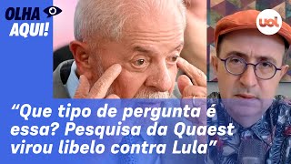 Reinaldo: Quaest faz 'pergunta de auditório' em pesquisa e testa Tarcísio como oposição a Lula