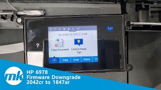 HP Officejet Pro 6978 Firmware Downgrade 2042 to 1847