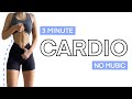 FULL BODY CARDIO | No Music | 3 Minute At Home Workout | No Equipment