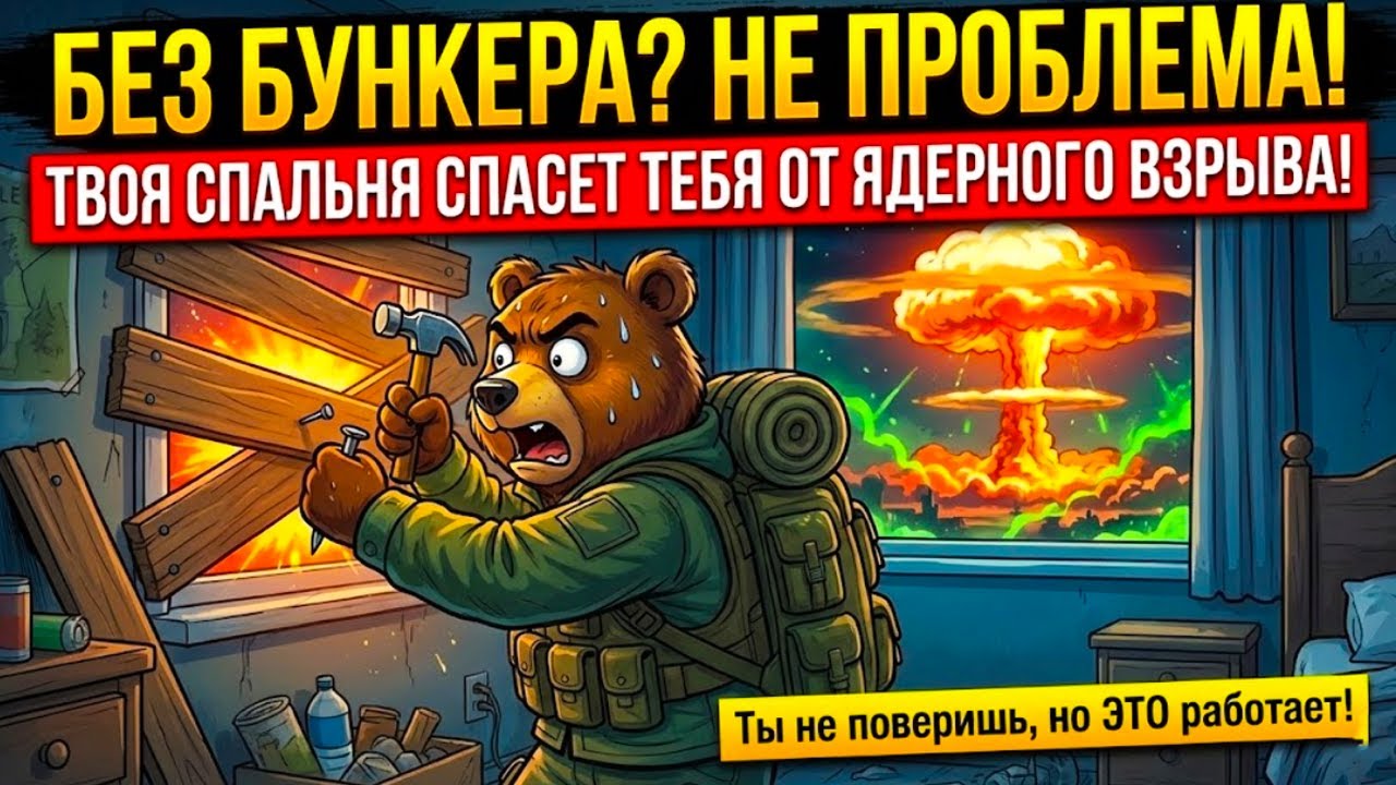 Ядерный Взрыв: Твоя Спальня - Лучшая Защита От Радиации?