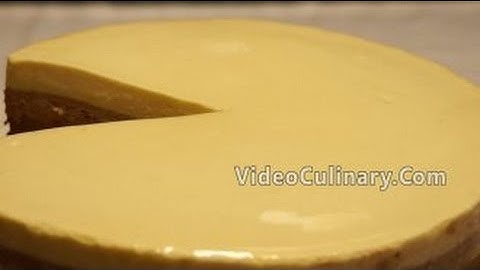 Clear Mirror Glaze Recipe - Video Culinary