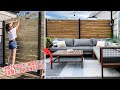 Diy deck makeover  easy privacy wall