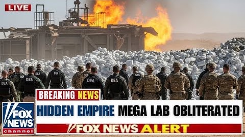 DEA & US ARMY RAID "Super-Lab" in Desert — 50 Tons Fentanyl DESTROYED