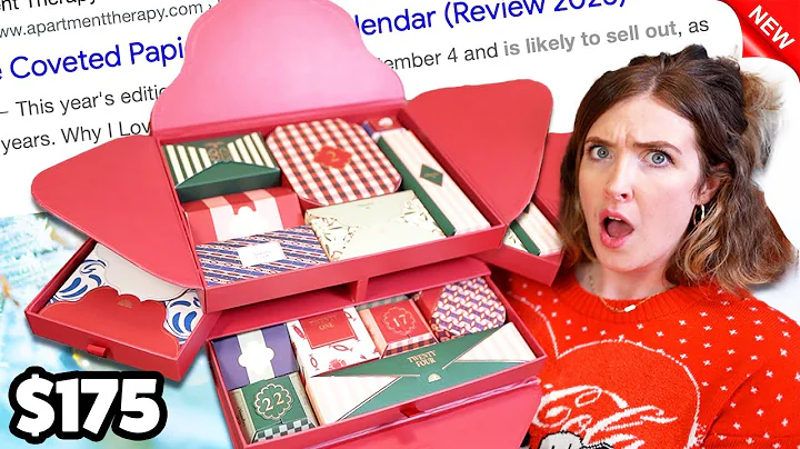 I Bought $175 PAPIER Advent Calendar That SELLS OUT Every Year..
