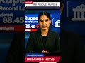 Rupee Hits Record Low | RBI Steps In at ₹88.30 per USD #breakingnews #india #shorts #finance #indian