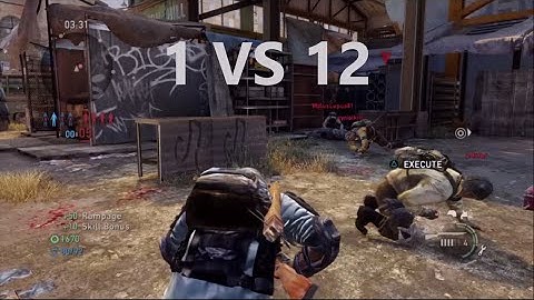 1 vs 12 Comeback - The Last of Us: Remastered Multiplayer (Wharf)