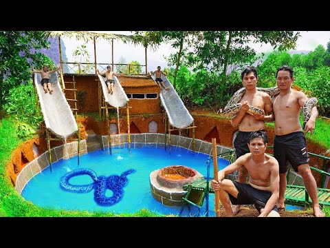Primitive Technology 2020 LIVE 24/7🌿How To Make Underground House 🌿 Swimming Pool 🌿Survival Skill