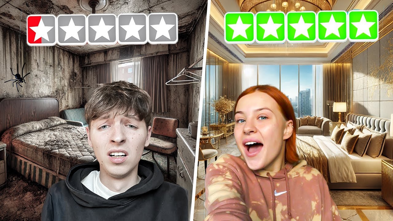 Išbandėme Pigiausią ir Brangiausią Viešbutį | Pildyk