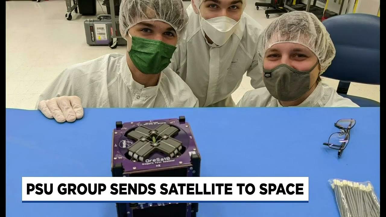 First Oregonmade satellite built by the Portland State Aerospace