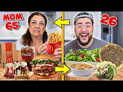 I swapped DIETS with my Lebanese MUM for 24hours!! (BAD IDEA!!)