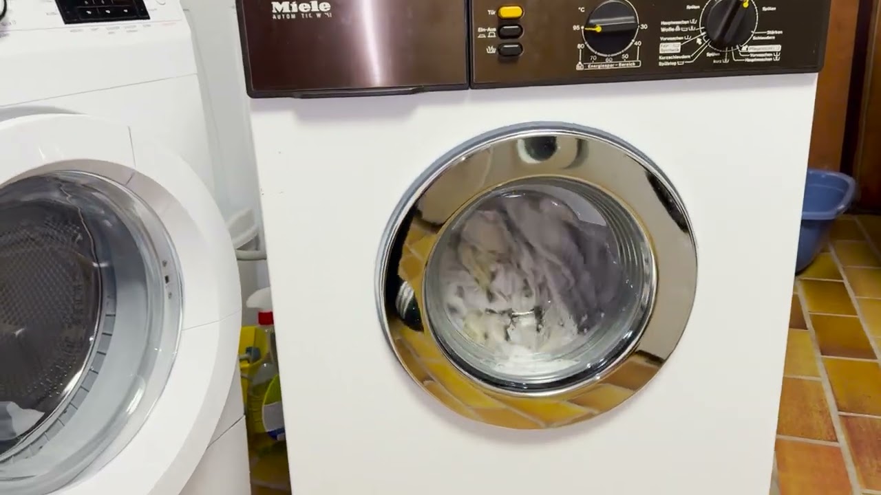 Miele AUTOMATIC W751 Washing Machine Restoration and 95°C Test Wash