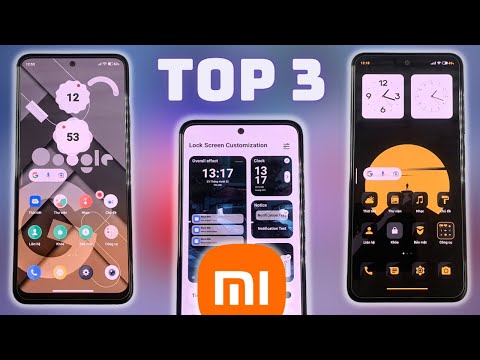 #1 Top 3 Chủ Đề Tùy Chỉnh Đẹp Trên Xiaomi | MIUI 13 Mới Nhất