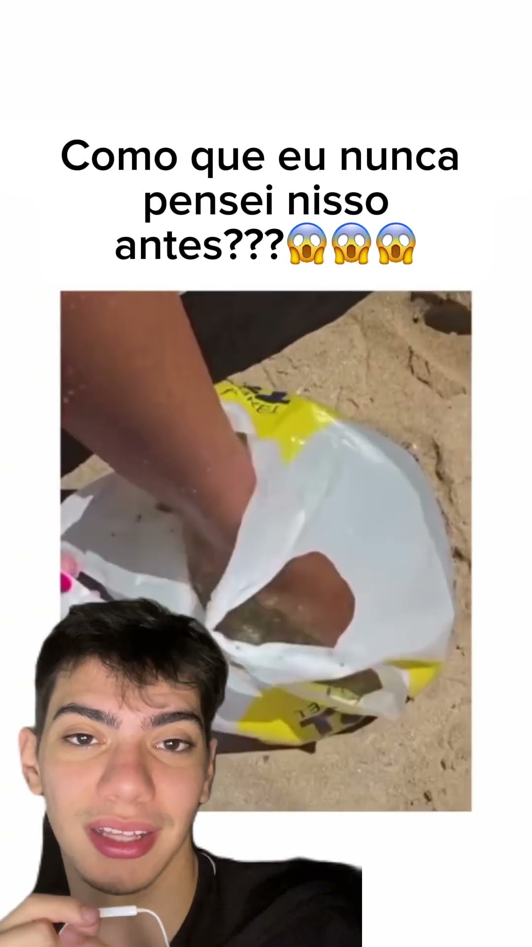 Sacola com água: o truque perfeito pra limpar os pés antes de entrar no carro ou em casa!