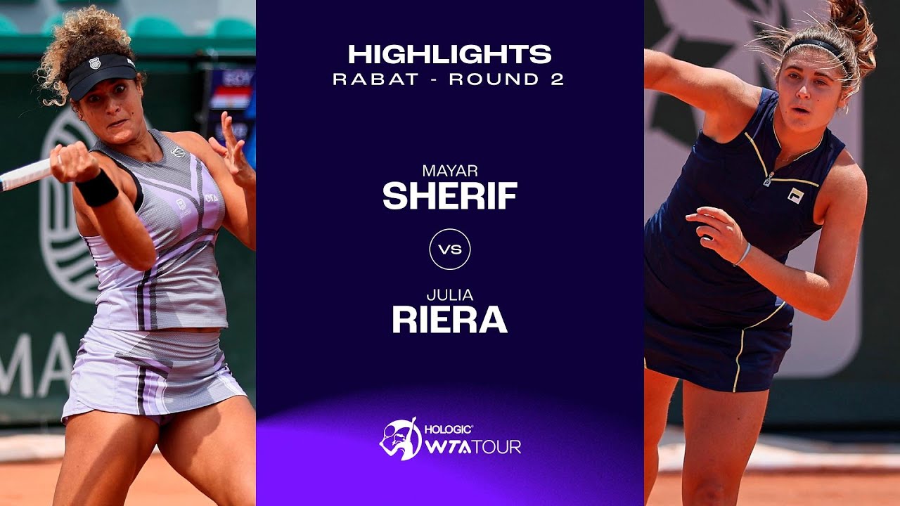 Mayar Sherif vs. Julia Riera | 2023 Rabat Round 2 | WTA Match Highlights