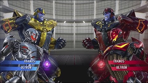 Thanos and Ultron vs Thanos and Ultron - MARVEL VS. CAPCOM: INFINITE