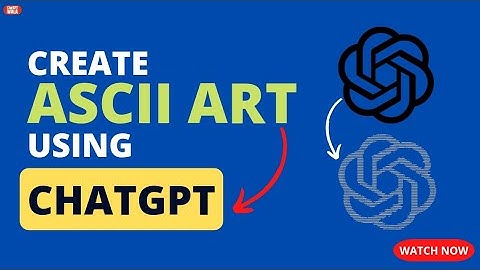 Create ASCII Art Using ChatGPT Under 2 Minutes!🤯 (watch now)