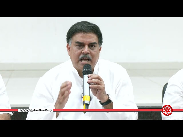 JanaSena Party PAC Chairman Sri Nadendla Manohar Press Meet | Mangalagiri