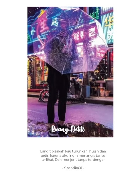 Ruang Detik||Utopia-Hujan||Story WA