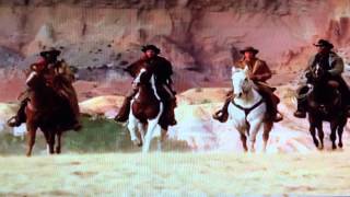 Silverado Scene 1985 - The Group riding into the next town