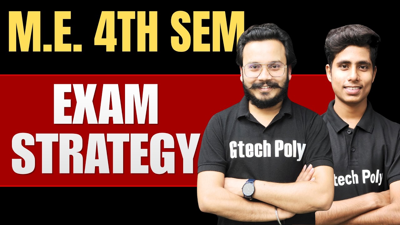 🔥STRATEGY | M.E. 4TH SEMESTER | GTECH POLY - YouTube